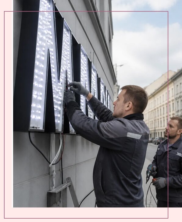 Изготовление и монтаж светодиодных LED вывесок в Улане-Удэ