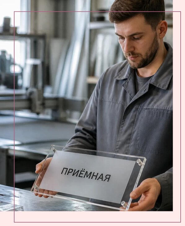 Таблички из оргстекла на заказ в Улане-Удэ от 3995 р. | Аванза-Лнд