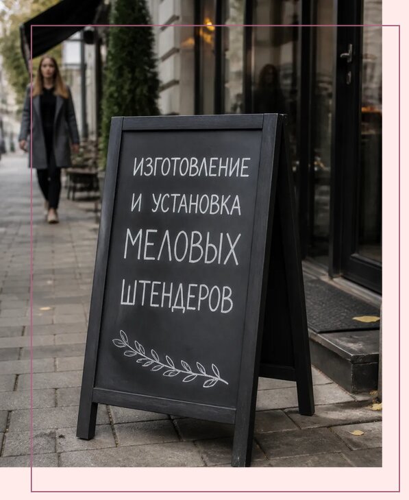 Меловые штендеры в Улане-Удэ по цене от 6658 р. | Аванза-Лнд
